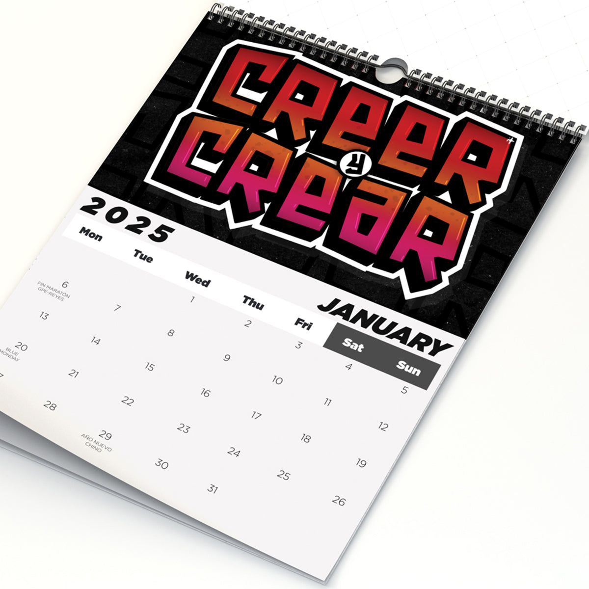 Calendario 2025 - Ilustraciones Únicas