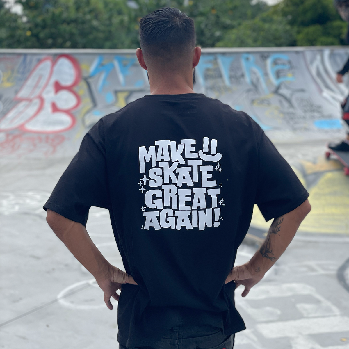 Playera "Make Skate Great Again"