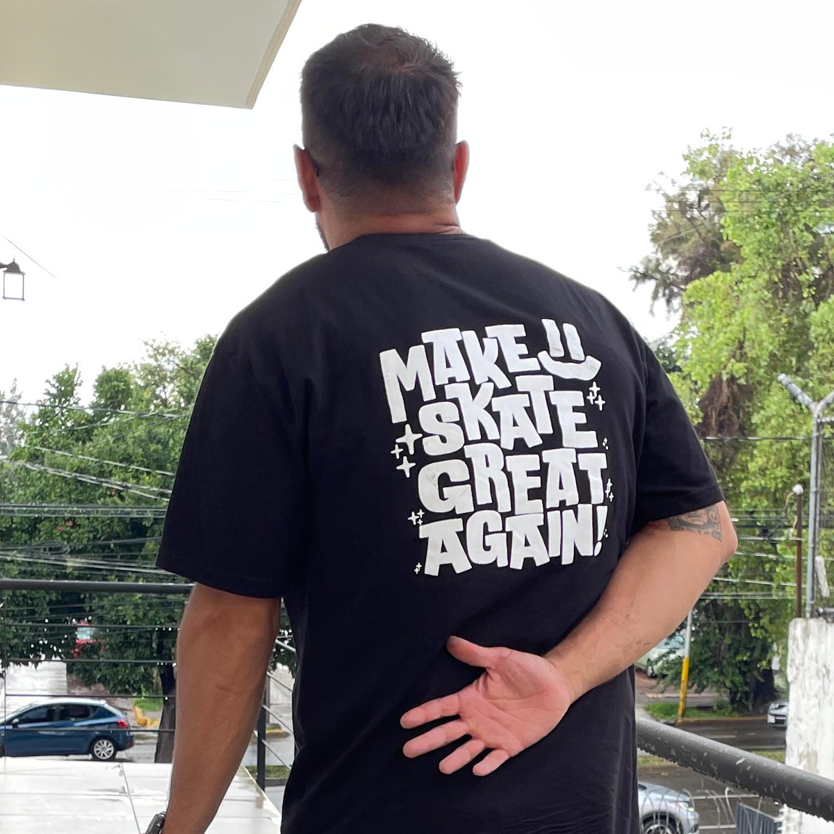 Playera "Make Skate Great Again"