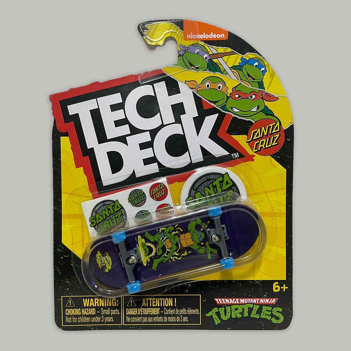 Tech Deck TMNT Leonardo x Santa Cruz