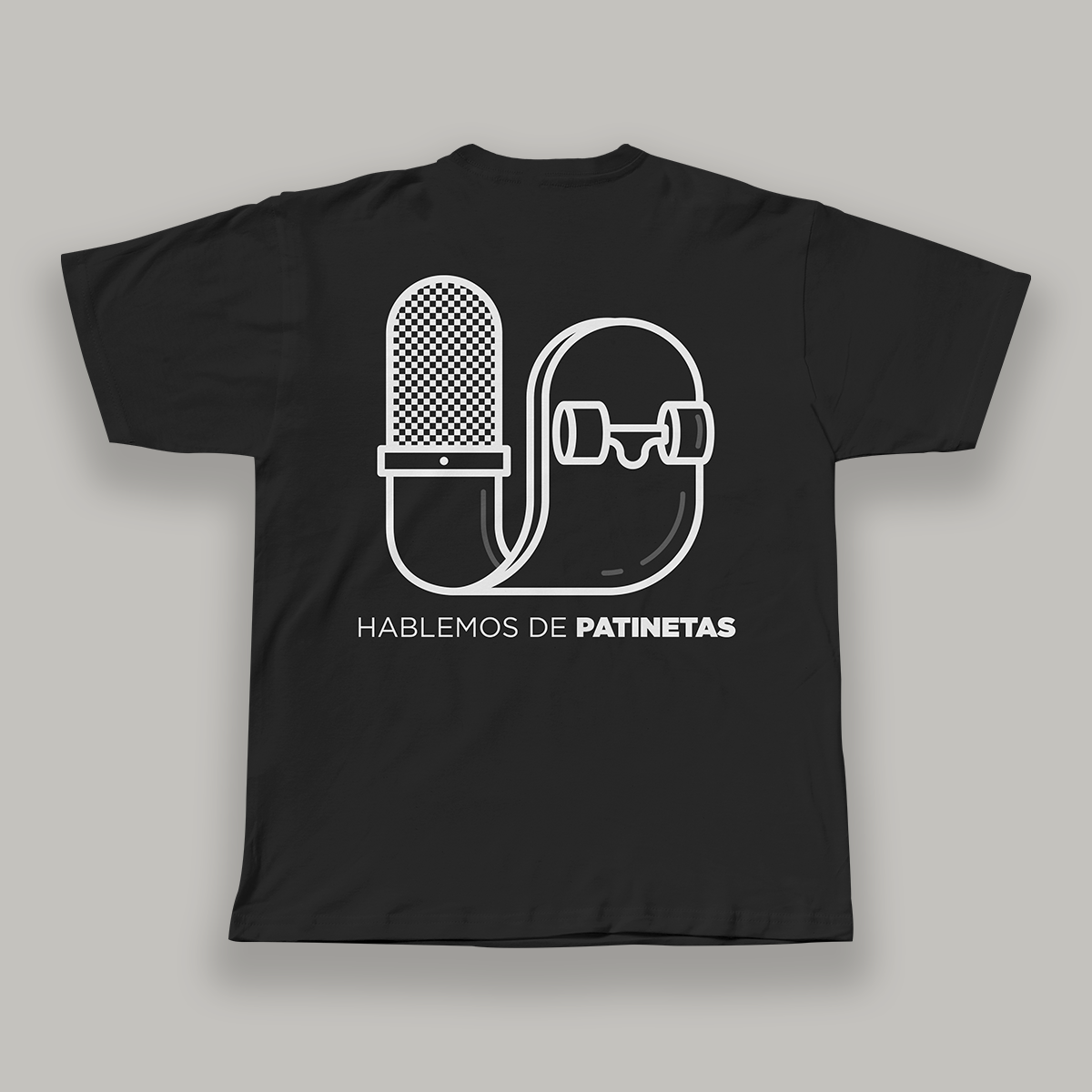 Playera Efecto Ollie Micrófono (Frente y espalda)