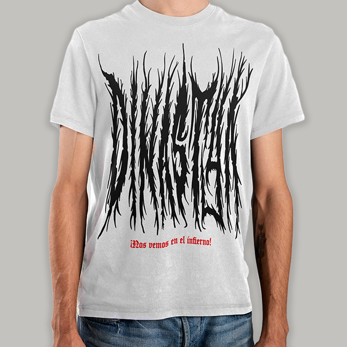 Playera "Nos vemos en el infierno"
