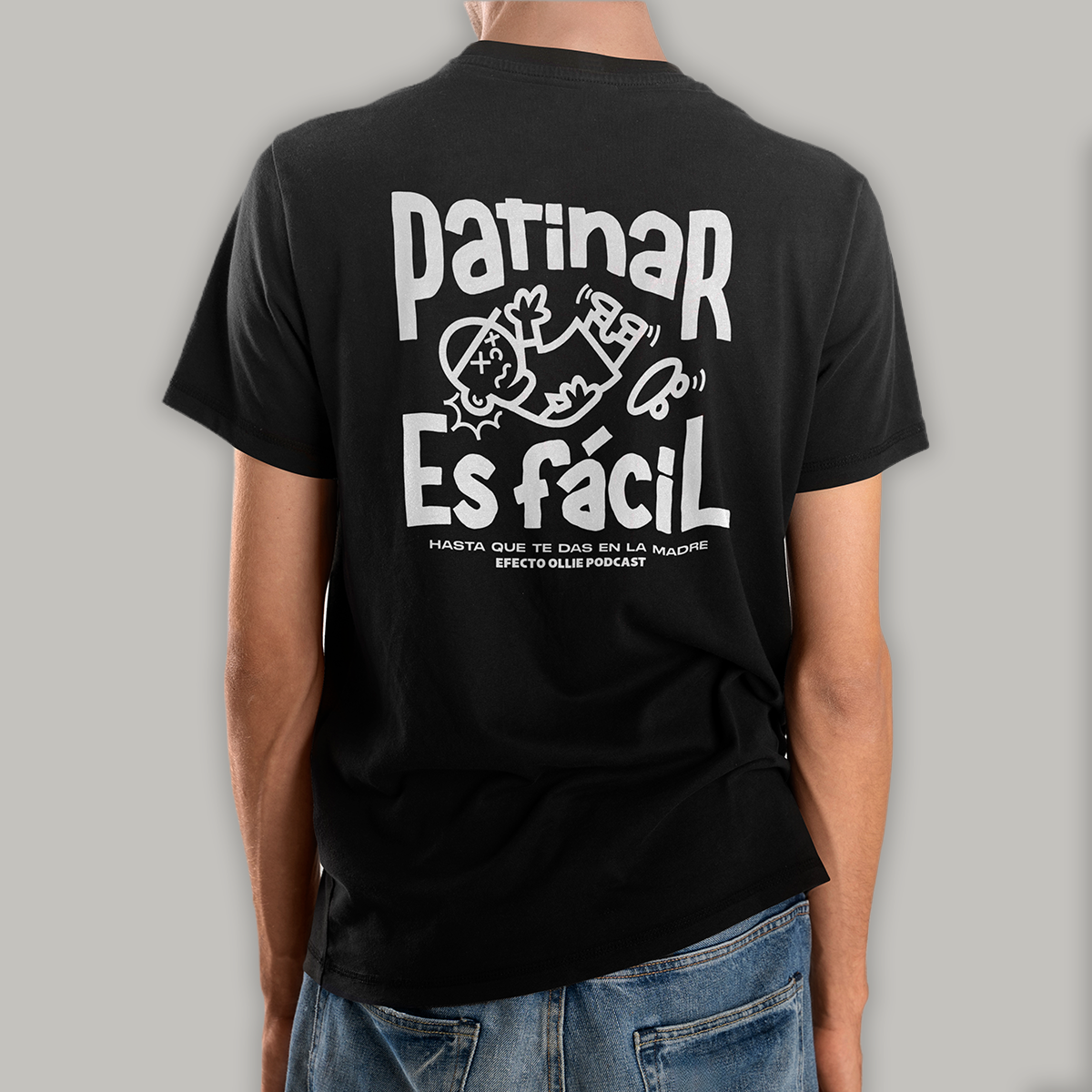 Playera "Patinar es fácil..."